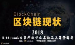 Bitthumb交易所的中文名称及其背景解析