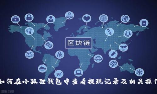如何在小狐狸钱包中查看提现记录及相关操作