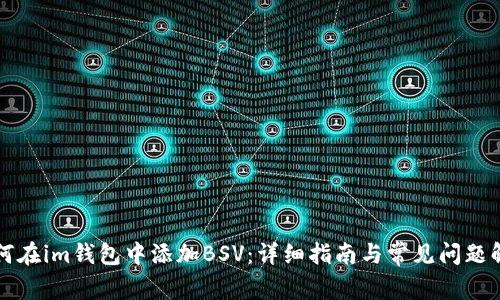 如何在im钱包中添加BSV：详细指南与常见问题解析