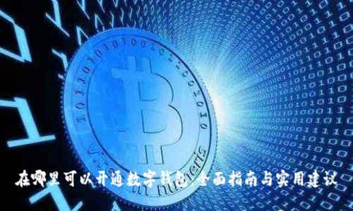 在哪里可以开通数字钱包：全面指南与实用建议