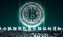 解决小狐狸钱包显示错误的详细指南