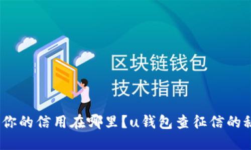 2021年，你的信用在哪里？u钱包查征信的秘密揭秘！