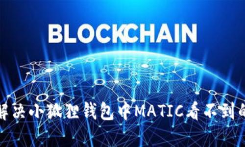 如何解决小狐狸钱包中MATIC看不到的问题